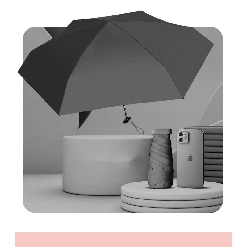 Guarda-chuva Cápsula Ultraleve E Compacta Proteção UV