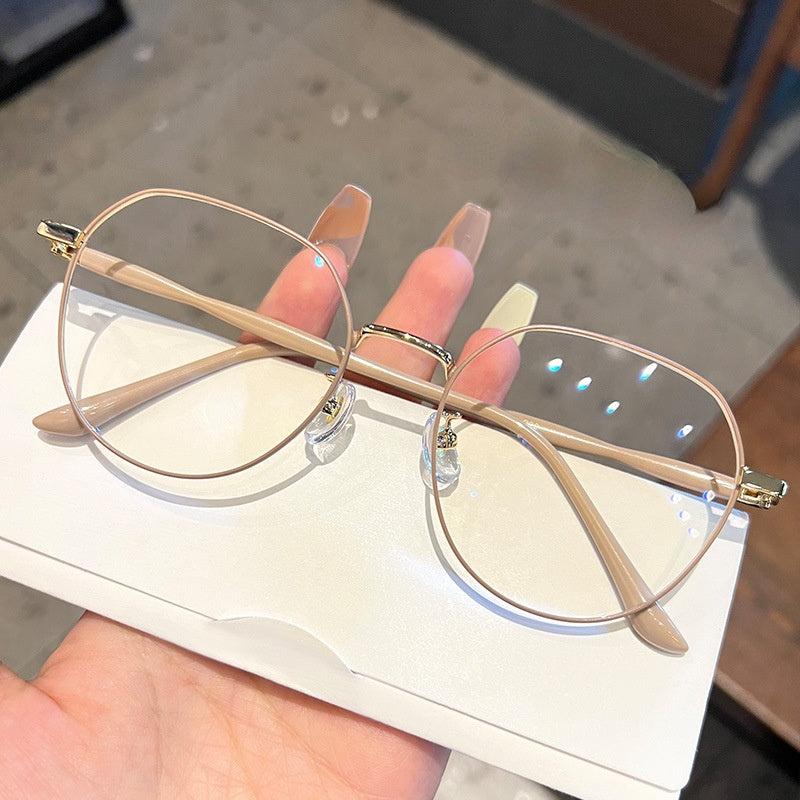 Óculos de proteção anti-radiação com lente substituível azul para mulheres / unissex